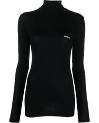 Ambush - Langarmshirt Mit Stehkragen - Lyst