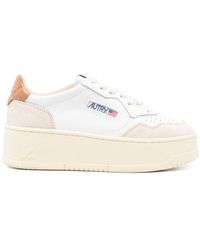 Autry - Zapatillas con panel de ante y piel - Lyst