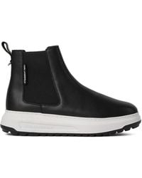 Karl Lagerfeld - Kapri Lug Leather Boots - Lyst