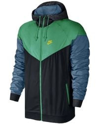 Nike - Windrunner Jack Met Colourblocking - Lyst