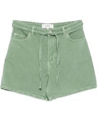 Ba&sh - Pantalones cortos con cinturón - Lyst