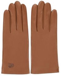 Lottusse - Gants Germoli En Cuir À Logo Embossé - Lyst