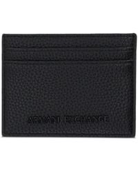 ARMANI EXCHANGE - Logo-Plaque Cardholder - Lyst