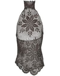 Magda Butrym - Crochet Halter Top - Lyst