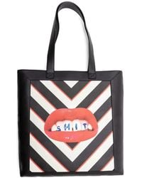 Seletti - Toiletpaper Graphic-Print Tote Bag - Lyst