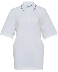 Pushbutton - Wrap-Design Polo Top - Lyst