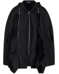 Comme des Garçons - Ruffled Zip-Detail Jacket - Lyst