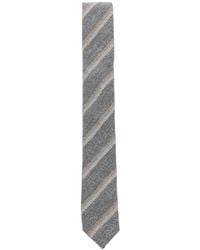 Eleventy - Diagonal-Stripe Wool Tie - Lyst