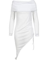 BOHEMSEO - Off-Shoulder Asymmetric Top - Lyst
