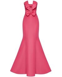 Oscar de la Renta - リボンディテール イブニングドレス - Lyst