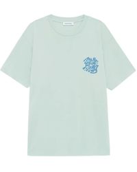 Anine Bing - Cade Logo-Print T-Shirt - Lyst