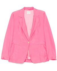 forte_forte - Silk Blazer - Lyst