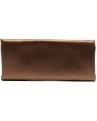STAUD - Muse Satin-Finish Clutch Bag - Lyst