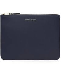 Comme des Garçons - Logo-Print Leather Pouch - Lyst