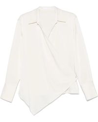 Helmut Lang - Camisa con diseño cruzado - Lyst