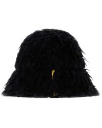Fendi - Teddy-Effect Bucket Hat - Lyst