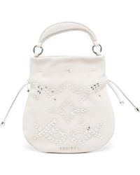 Orciani - Appliqué Drawstring Tote Bag - Lyst