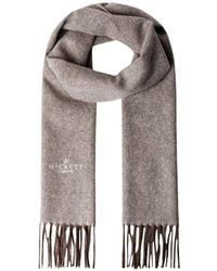 Hackett - Bufanda Con Ribete De Flecos - Lyst