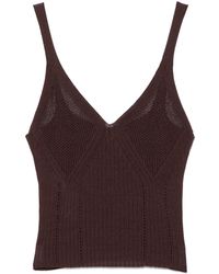 Twinset - Knitted Tank Top - Lyst