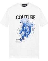 Versace Jeans Couture - Print Crew Neck T-Shirt - Lyst