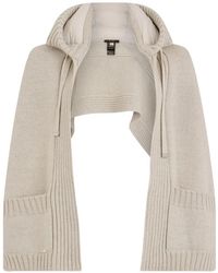 Moorer - Luisia-Cwh Hooded Chunky-Knit Scarf - Lyst