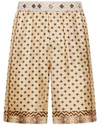 Pierre Louis Mascia - Aloe Geometric Jacquard Shorts - Lyst