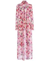 CuAnna - Floral-Print Pussy-Bow Dress - Lyst