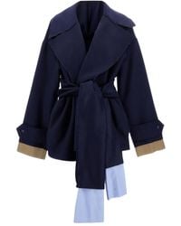 Jejia - Belted-Wrap Coat - Lyst