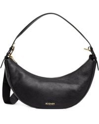 Bogner - Wallis Kyla Grained-Leather Crescent Shoulder Bag - Lyst