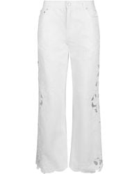 Jonathan Simkhai - Porter Embroidered Jeans - Lyst