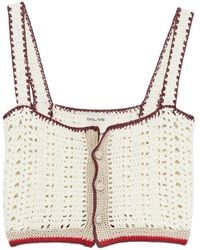 forte_forte - Crochet Button Top - Lyst