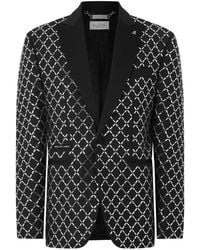 Philipp Plein - Strass-Embellished Blazer - Lyst
