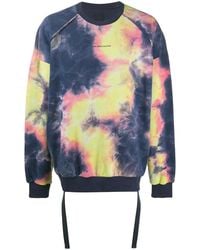Juun.J - Crew Neck Tie Dye Sweatshirt - Lyst