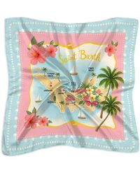 MC2 Saint Barth - Schal Mit Blumenmuster - Lyst