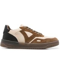 Victoria - Panelled Leather Sneakers - Lyst