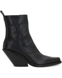 Ann Demeulemeester - レザーブーツ - Lyst