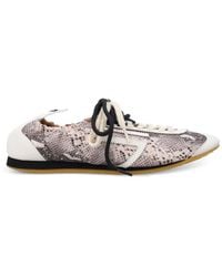 PURAAI - Snakeskin Lion Sneakers - Lyst