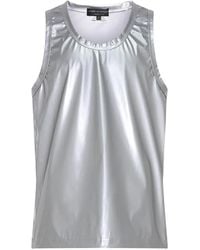 Comme des Garçons - T-Shirt Im Metallic-Look - Lyst