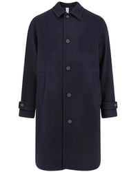 Hevò - Loconiad Single-Breasted Button-Cuff Coat - Lyst