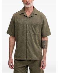 Guess - Palm-Tree Short-Sleeve Shirt - Lyst