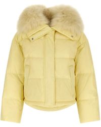 Army by Yves Salomon - Quilted Fur-Collar Jacket - Lyst