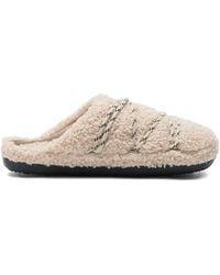 Moon Boot - Slipper Mit Teddy - Lyst