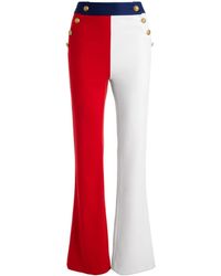 Alice + Olivia - Narin Colour-block Trousers - Lyst