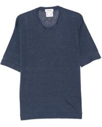 Kangra - Short-Sleeve Linen T-Shirt - Lyst