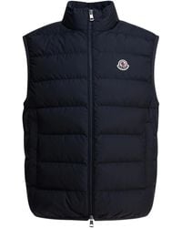 Moncler - Gefütterte Weste mit Reißverschluss - Lyst