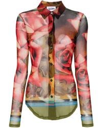 Jean Paul Gaultier - Camicia con stampa - Lyst