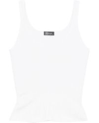Mugler - Ribbed Tank Top - Lyst