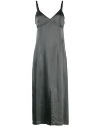 TOTEME - Toteme Front-split Crepe Cami Dress - Lyst