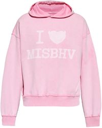 MISBHV - Hoodie En Coton À Logo Imprimé - Lyst