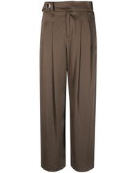Pleats Please Issey Miyake - Pantalon Alabaster à coupe ample - Lyst